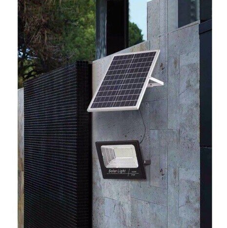 Proiector LED cu panou solar si telecomanda IP66 600w