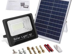 Proiector LED cu panou solar si telecomanda IP66 400w